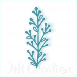 Stanzschablone - Beerenzweig